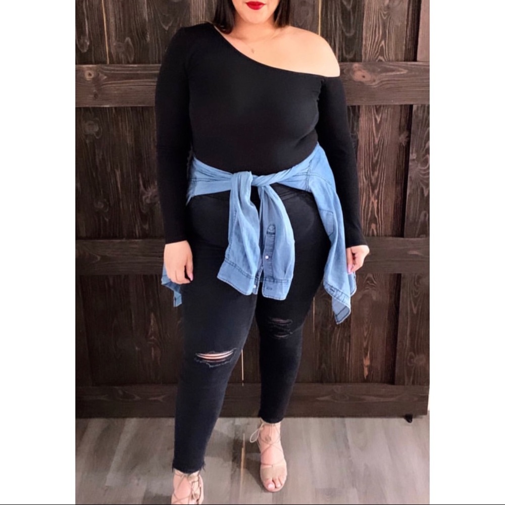 NWT By Egreis MELANIE BODYSUIT [BLACK]